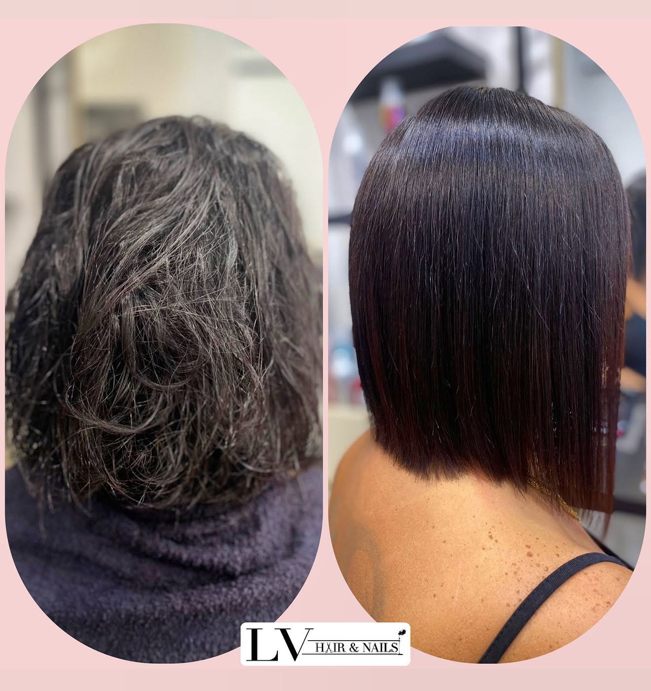 Bob Cut & Color Transformation at LV Hair and Nails, Buġibba