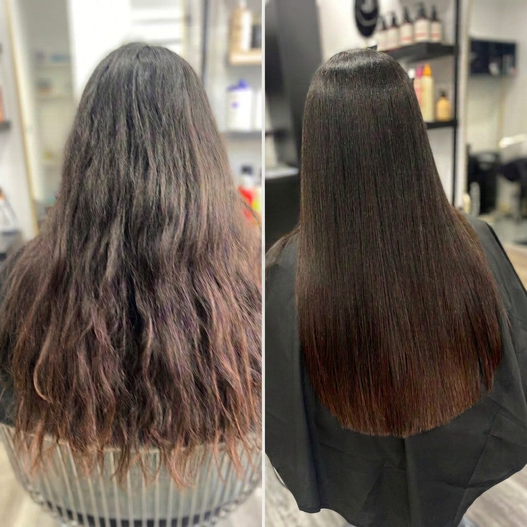 Keratin Straightening & Gloss Treatment at LV Hair and Nails, Buġibba